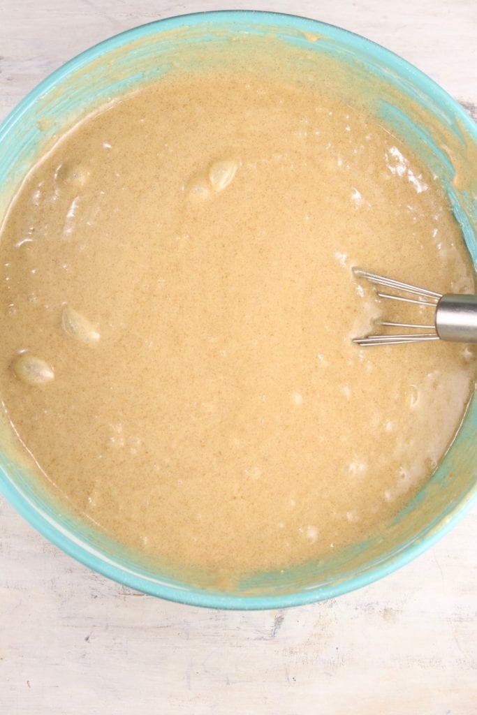 Batter for apple cake