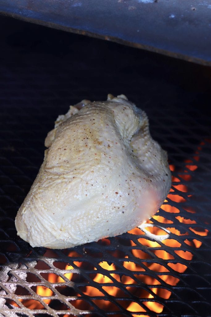 Grilling a turkey breast
