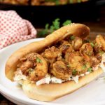 Blackened Shrimp Po Boy Sandwich