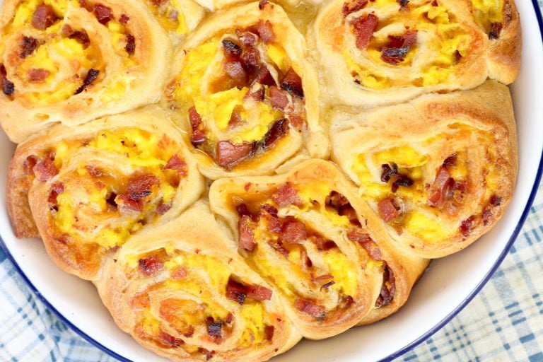 Ham breakfast rolls