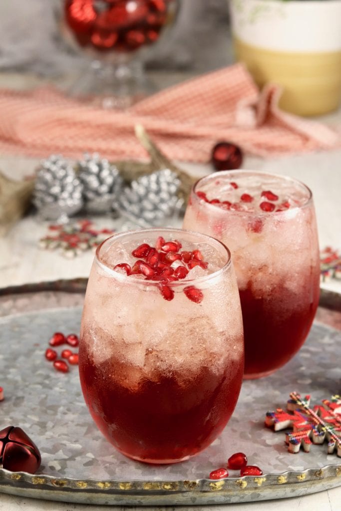 Pomegranate cocktails