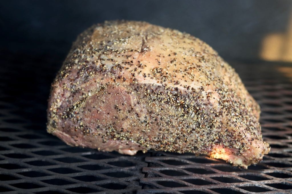 Prime Rib Roast on the grill