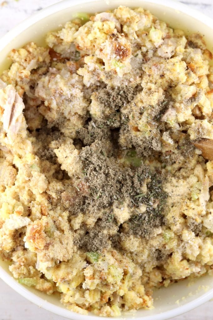 seasonings over dressing mix