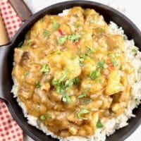 Gumbo with shrimp and smoked sausage
