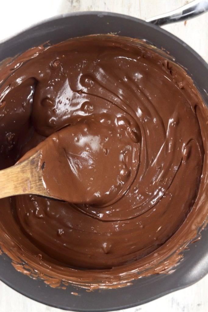 melted chocolate for peanut clusters