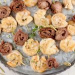 steak and shrimp skewer appetizers