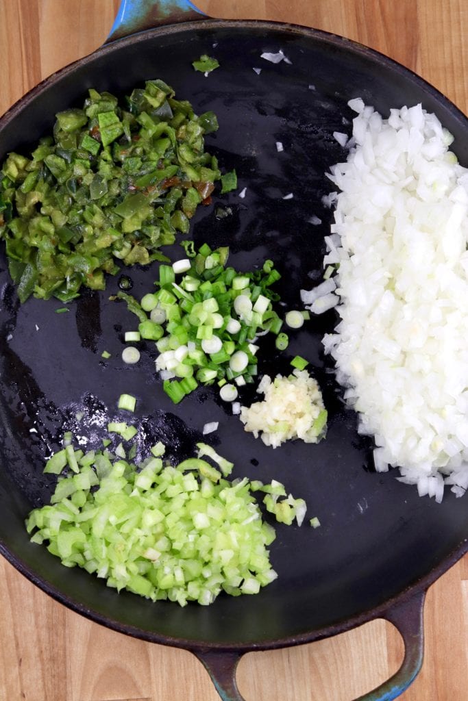 Vegetables for Cajun Sausage