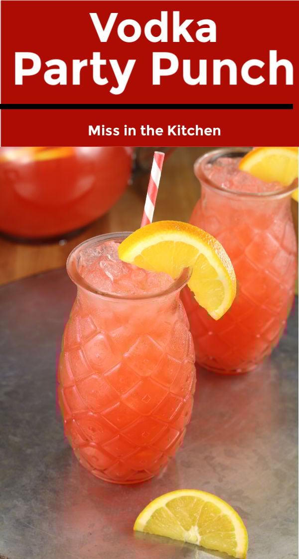 Vodka Party Punch Cocktail
