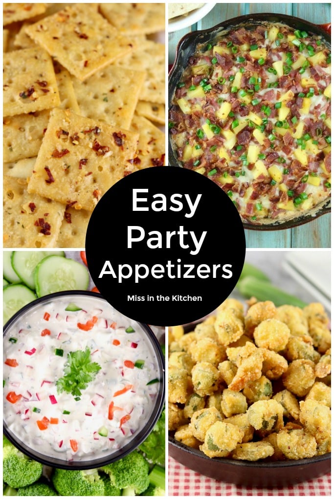 Easy Party Appetizers collage