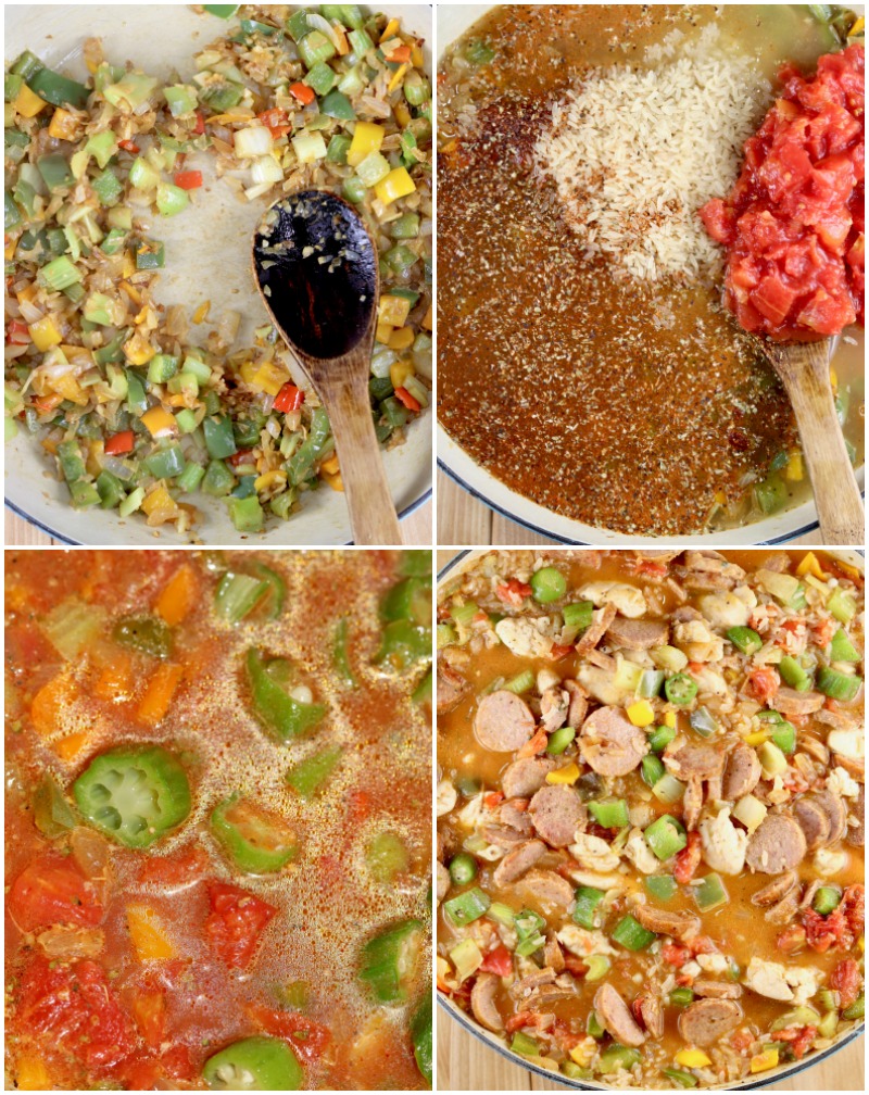 Vegetables for Jambalaya