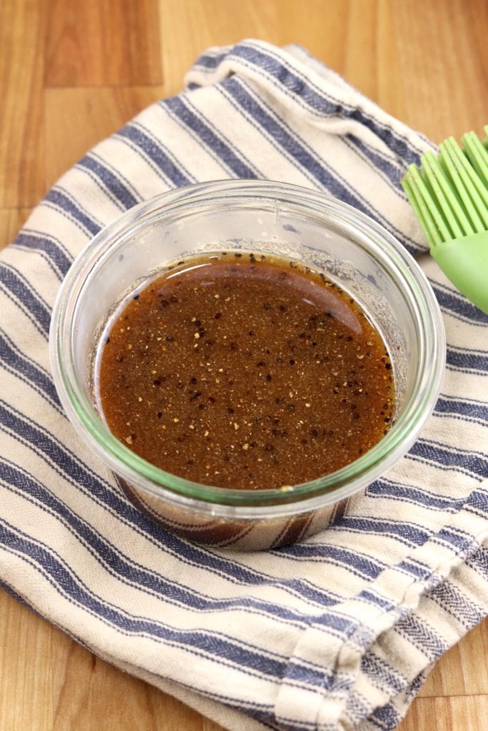 Malt vinegar and brown sugar glaze for fish