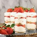strawberry cheesecake parfaits