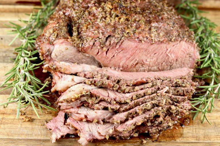 Grilled Herb Crusted Roast Beef
