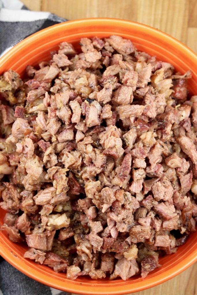 Rib meat for tacos