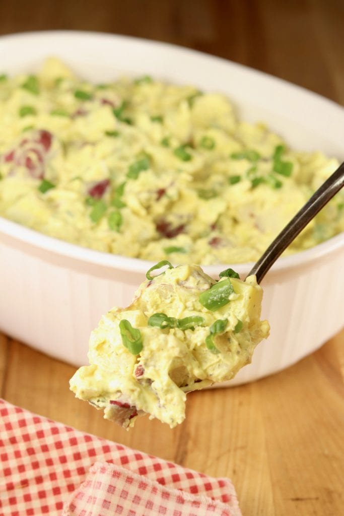 Classic Potato Salad - spoonful