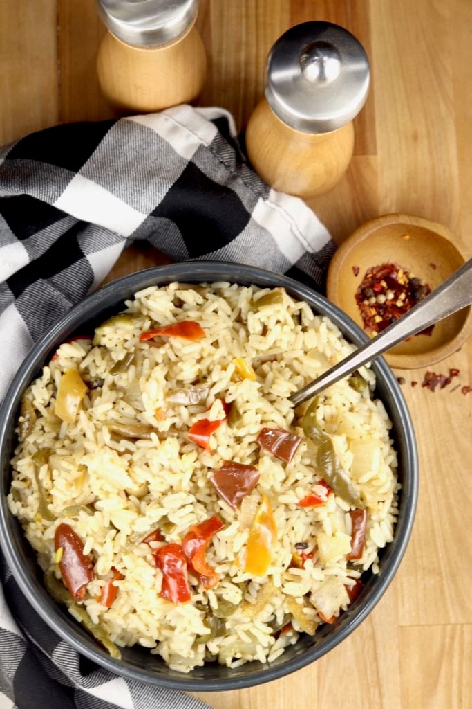 Rice Pilaf in a bowl