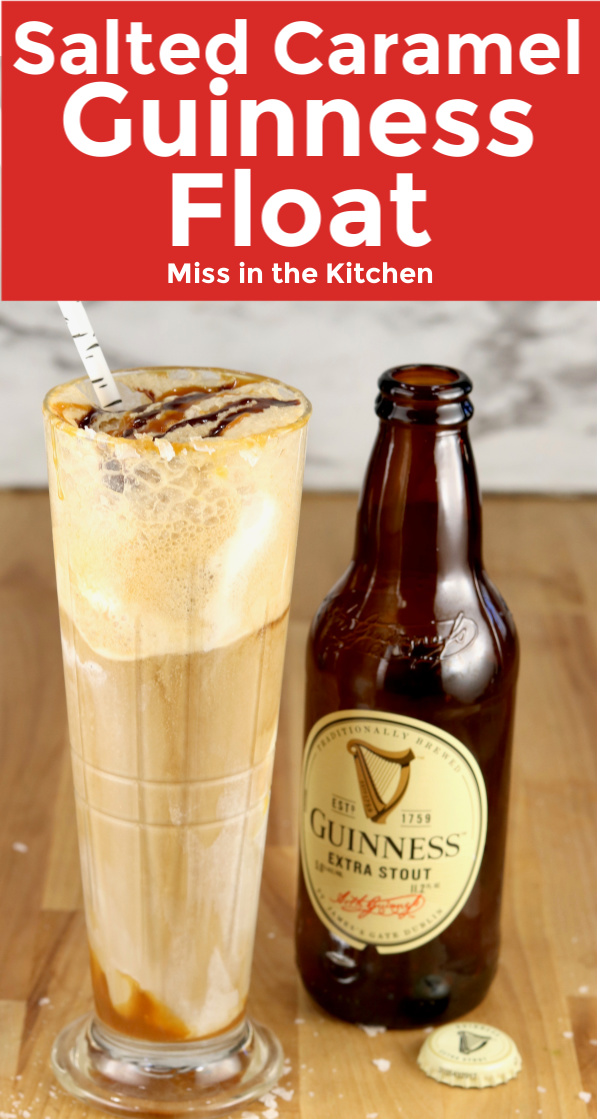Salted Caramel Guinness Float