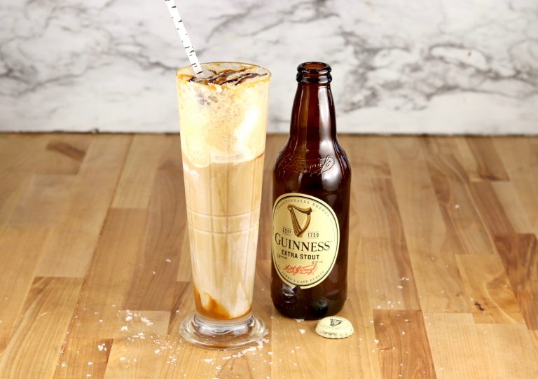 Salted Caramel Guinness Float