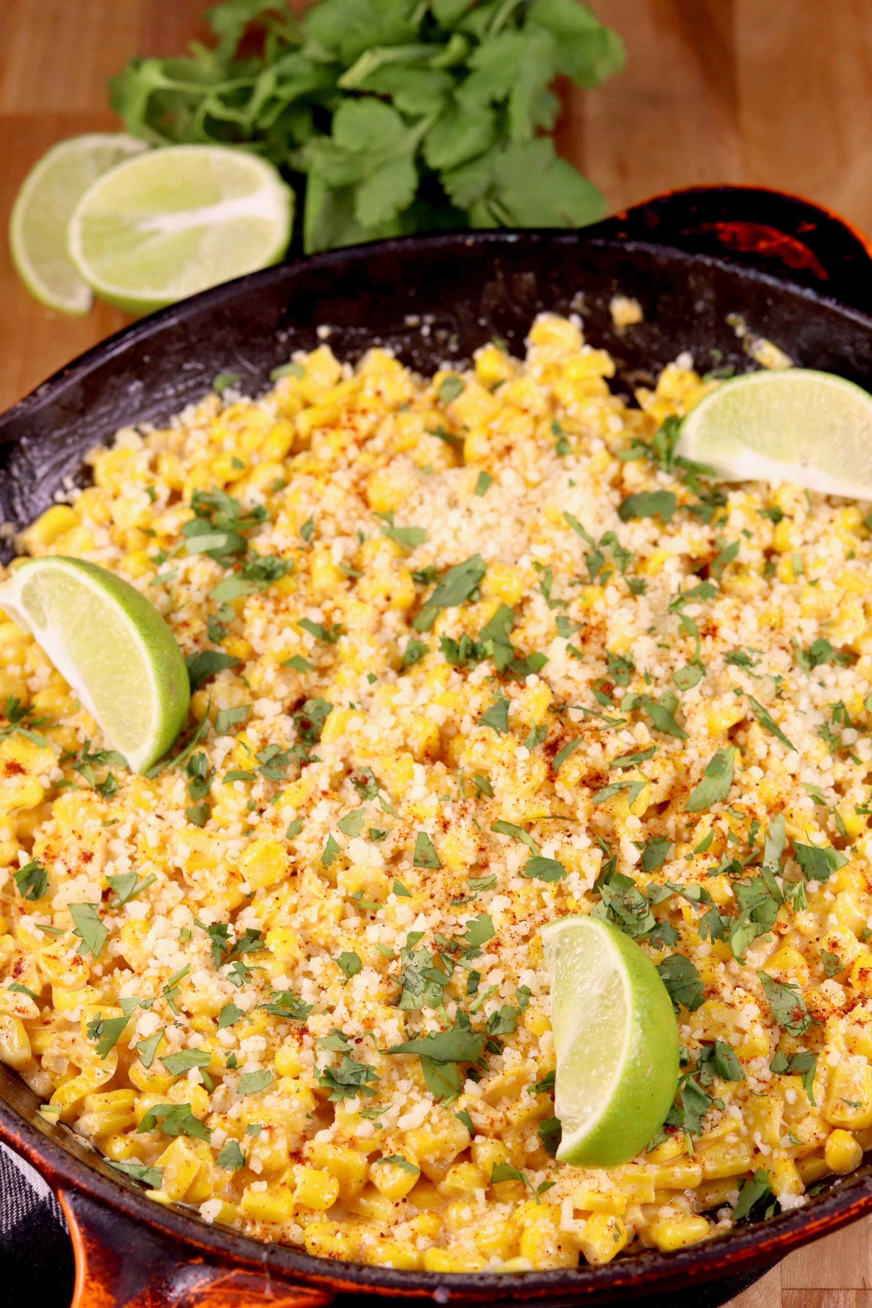 Skillet Street Corn.