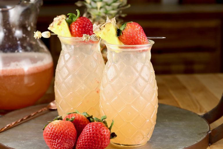 Strawberry Pineapple Wine Punch