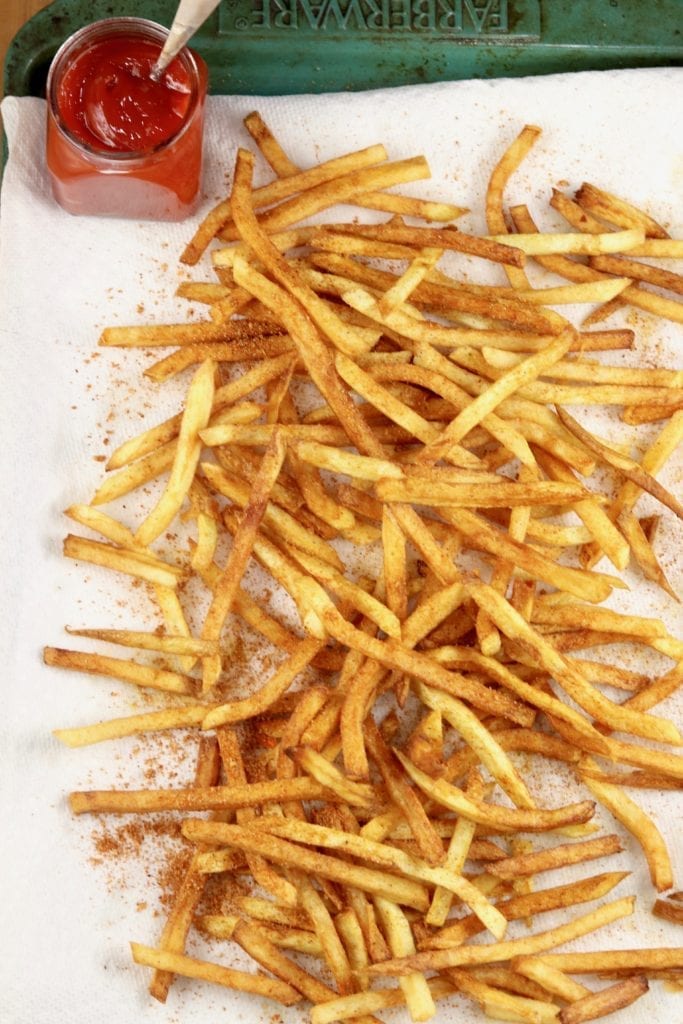 French Fries with ketchup