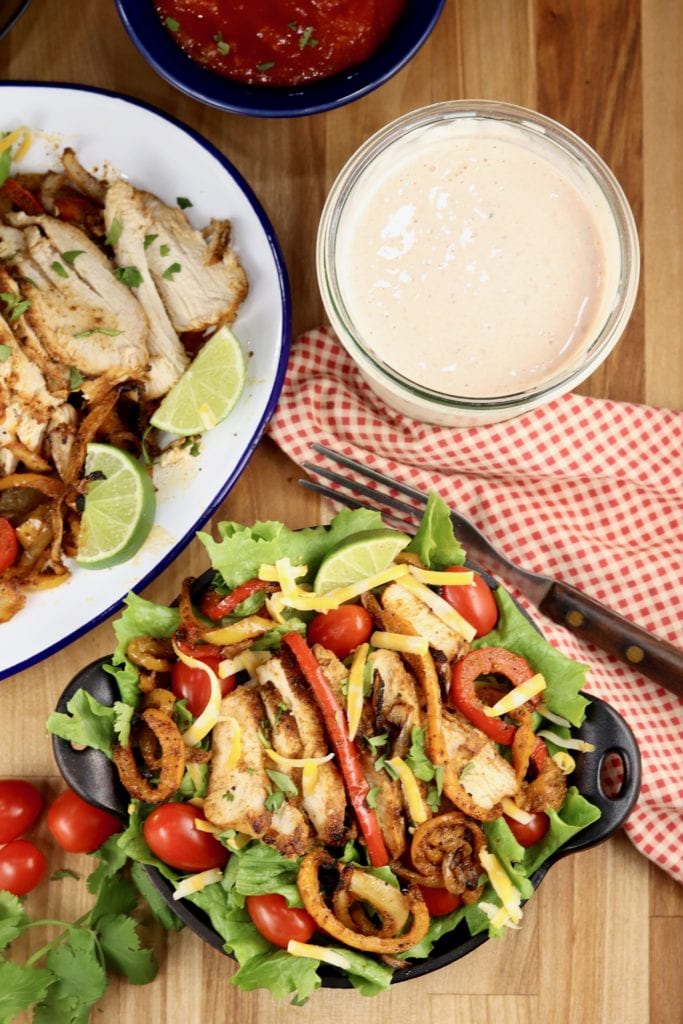 Chicken Fajita Salad Recipe