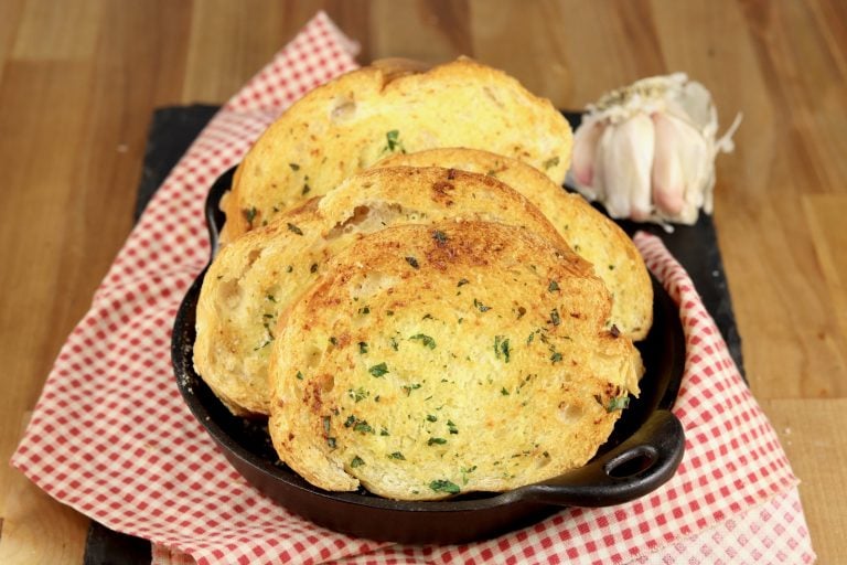 Homemade garlic bread