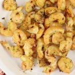 Honey Mustard Shrimp on a plate