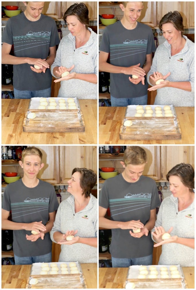Shaping milk bread honey buns - Platinum Moments