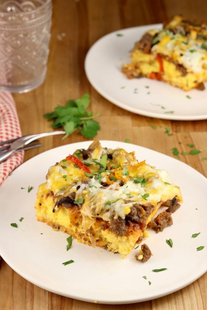 Supreme Pizza Breakfast Casserole