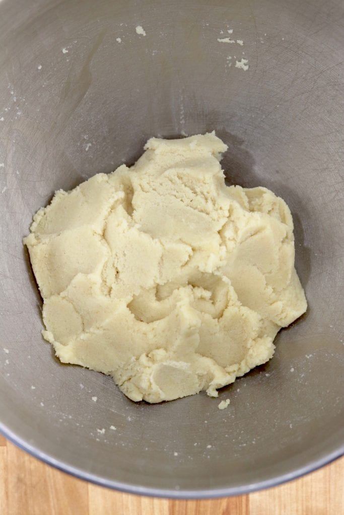 Almond shortbread cookie dough