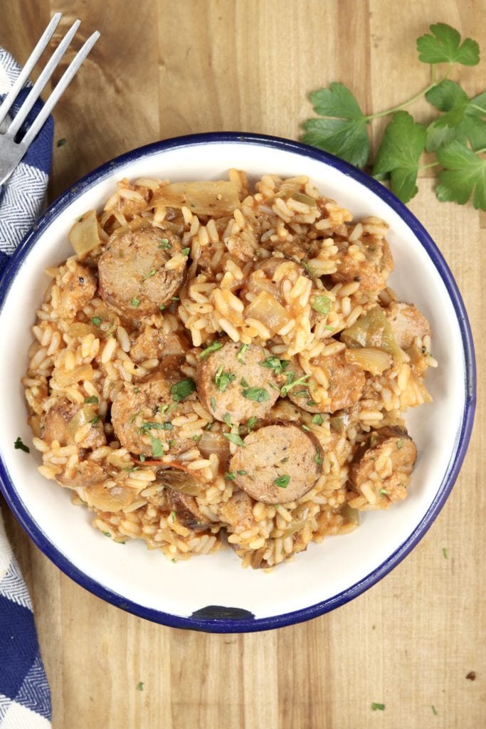 Andouille Cajun Rice Skillet