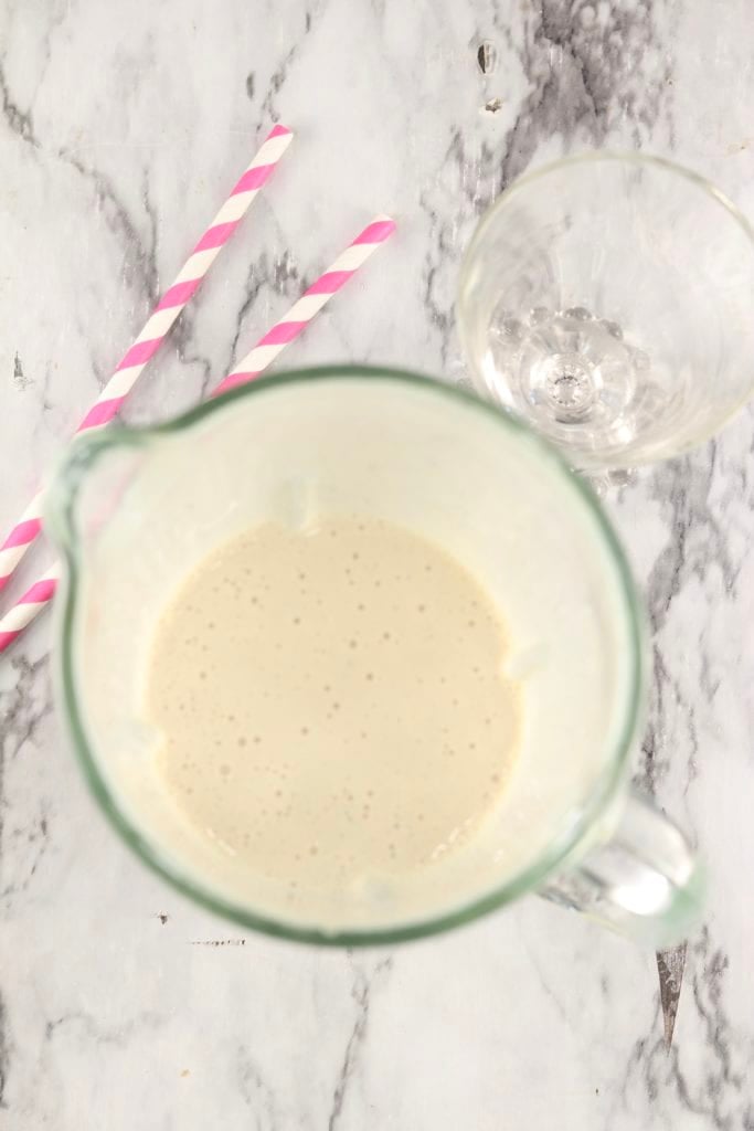 Blended milkshake with Kahlua and Bailieys irish Cream