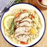 Herb Butter Smoked Chicken