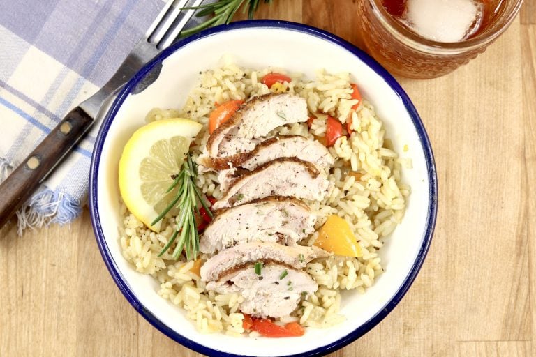 Herb Butter Smoked Chicken