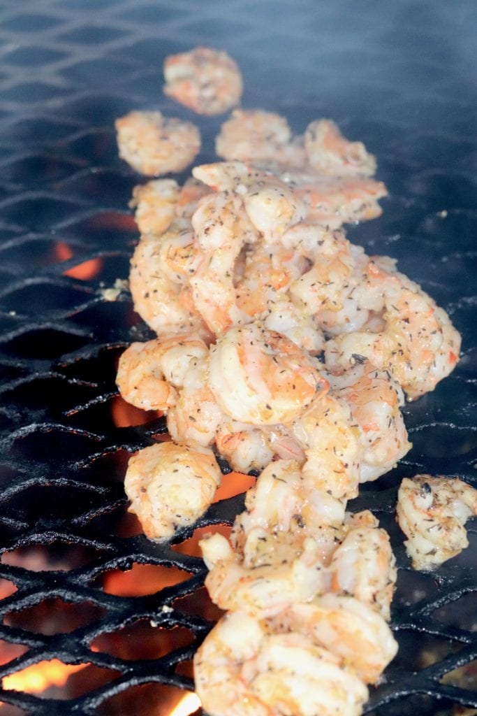 Garlic Butter Grilled Shrimp