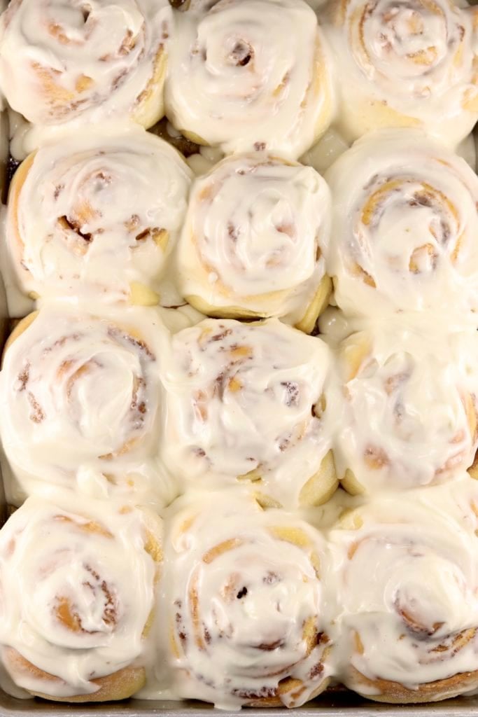 Homemade Cinnamon Rolls with Cream Cheese Icing