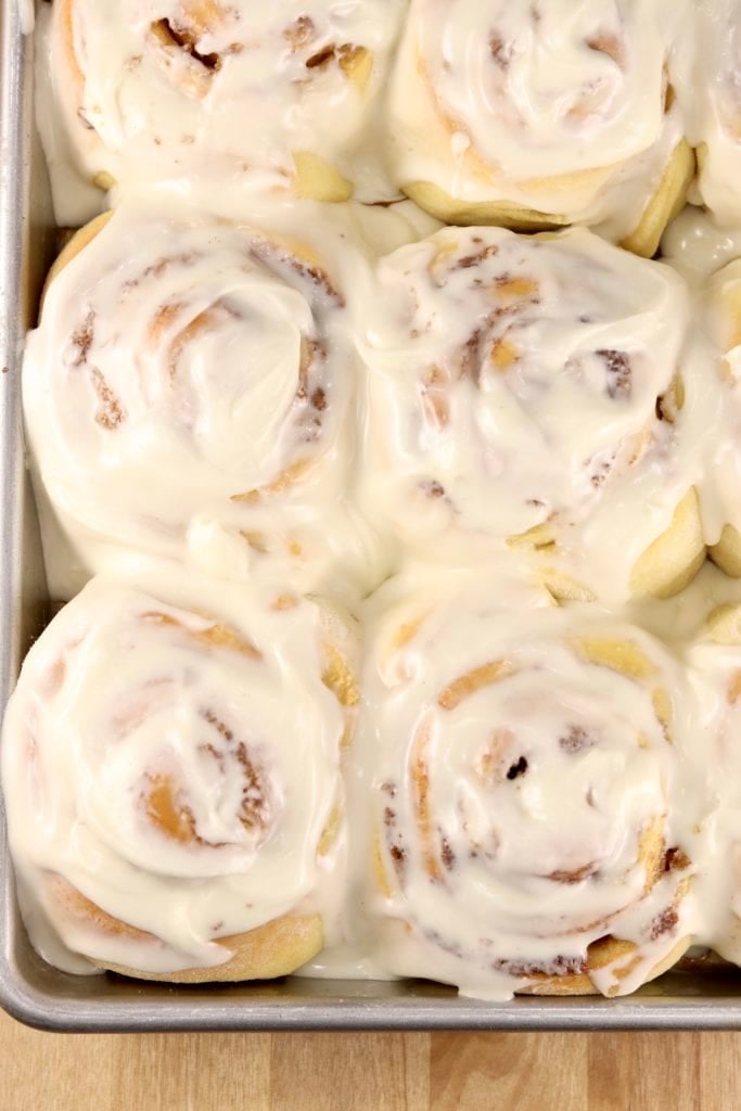 Homemade Cinnamon Rolls with Cream Cheese Icing