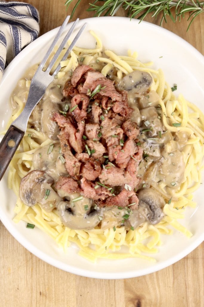 Roast Beef Stroganoff
