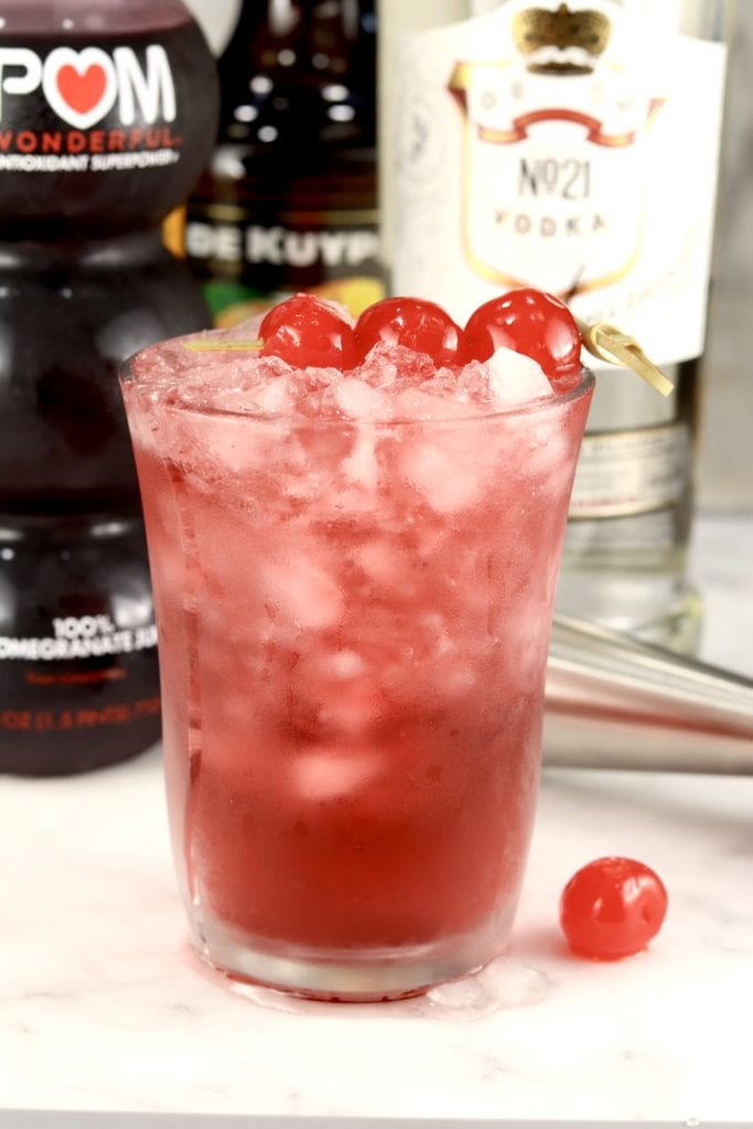Vodka and Peach Schnapps cocktail