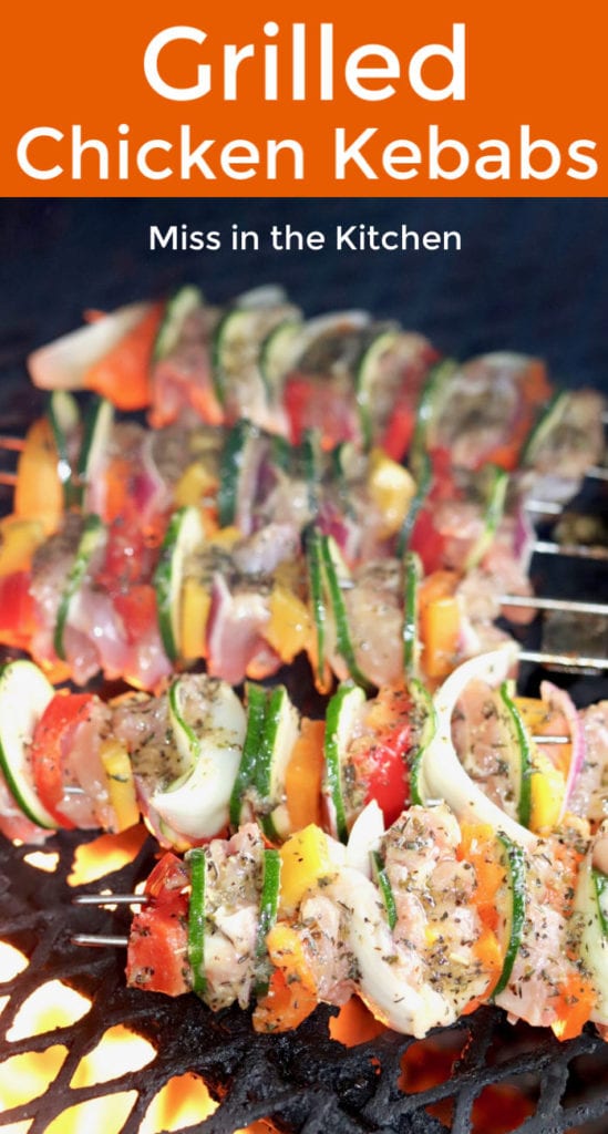 Grilled Chicken Kebabs