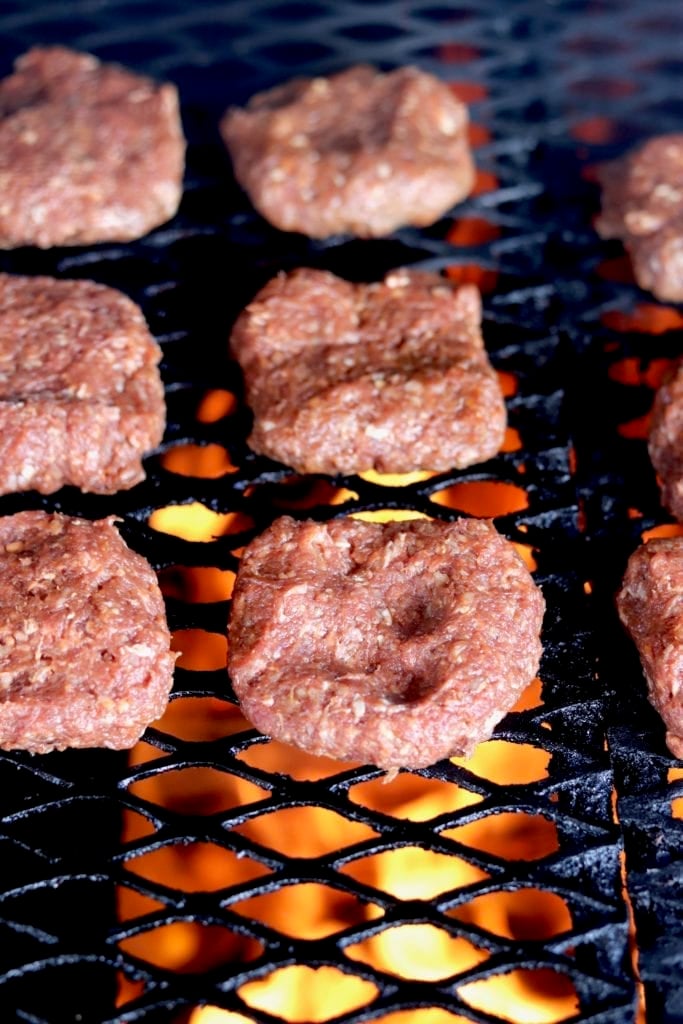 Grilling Cheeseburger Sliders