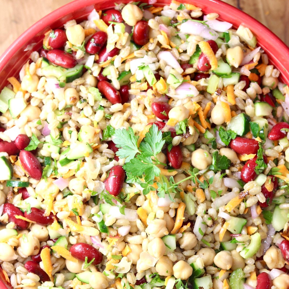 Bean and Barley Salad