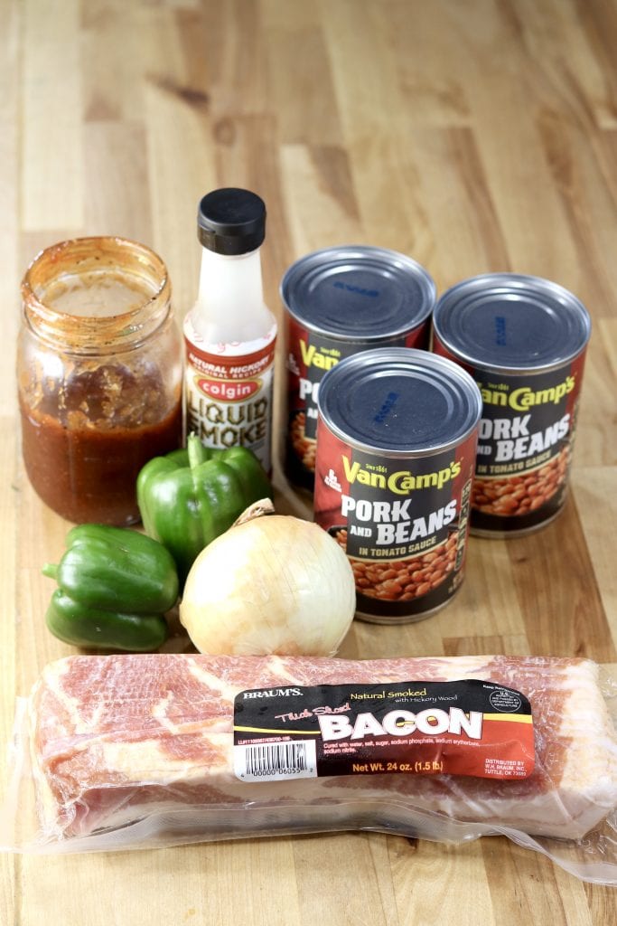 Ingredients for baked beans