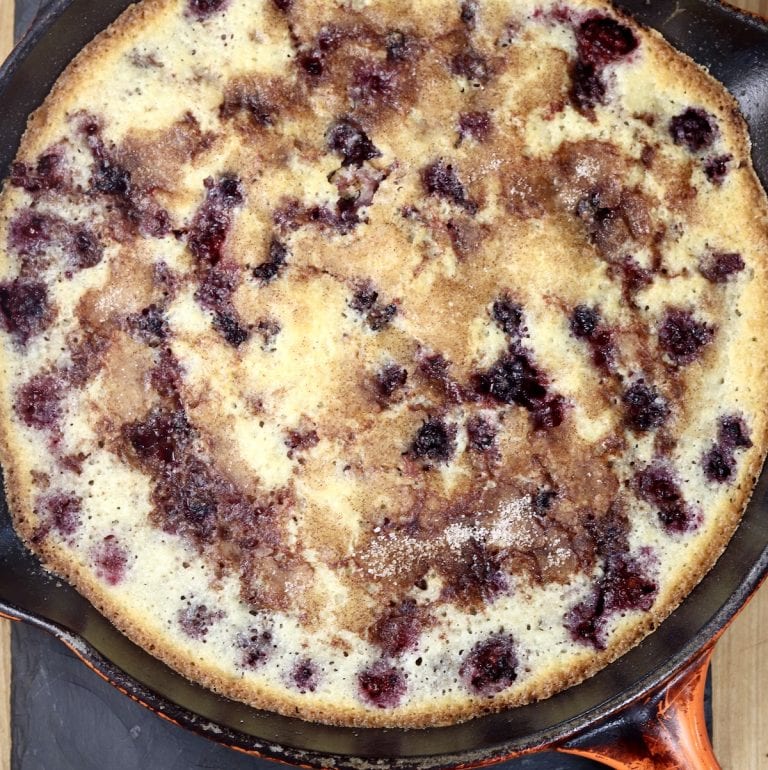Skillet Blackberry Cobbler