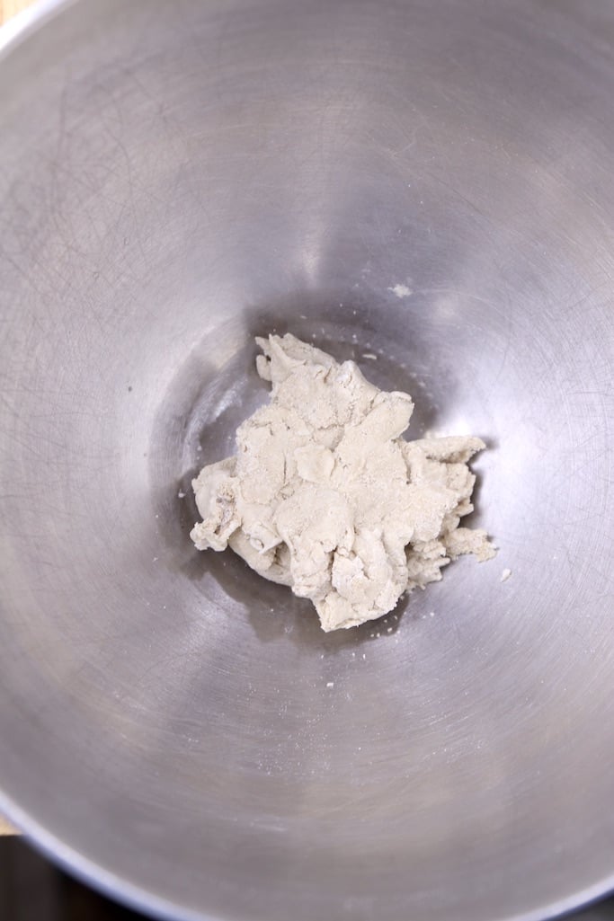 making dinner rolls with a sponge
