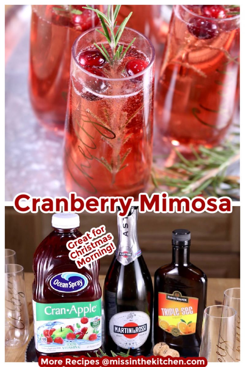 Cranberry Mimosas