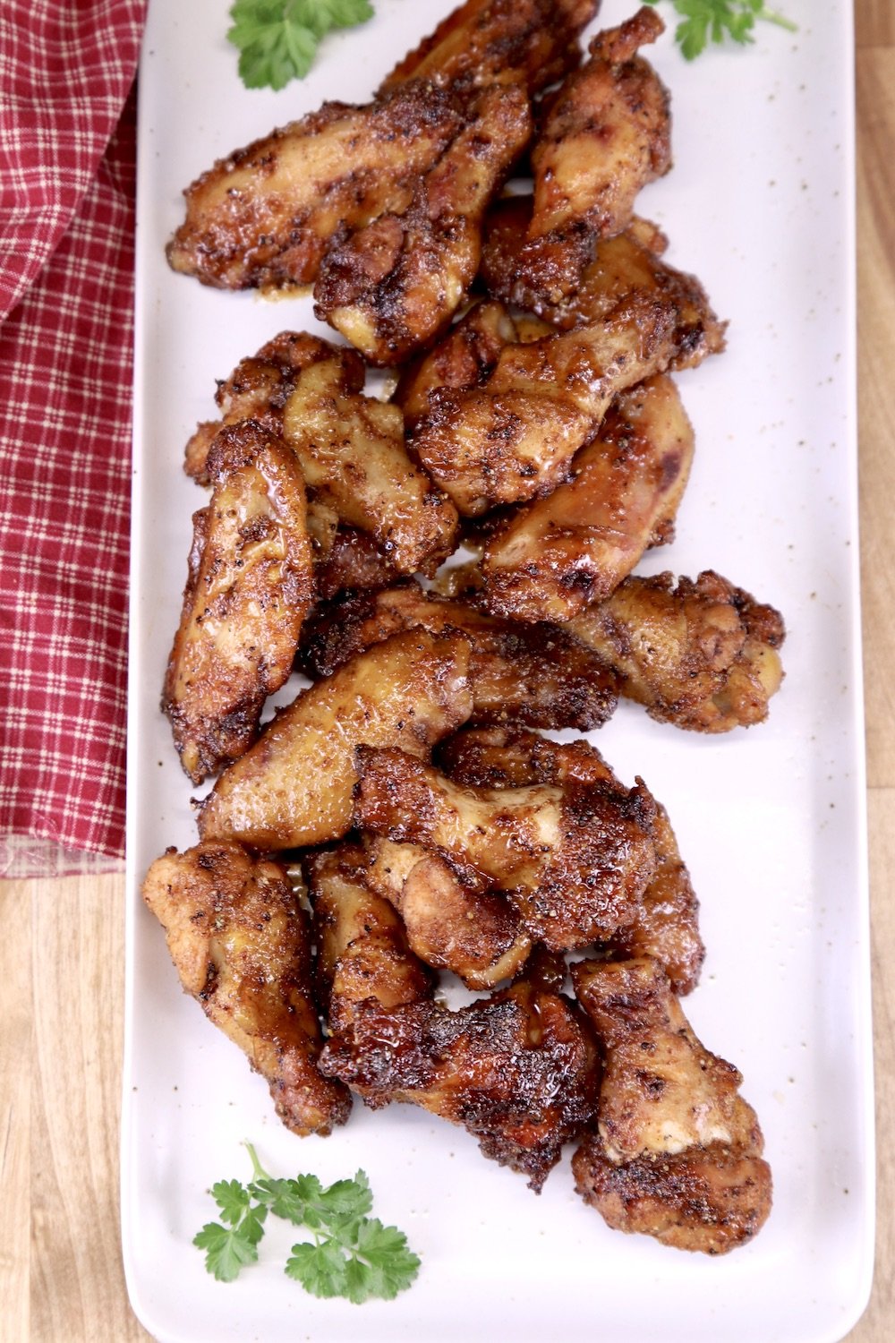 Maple Glazed Chicken Wings