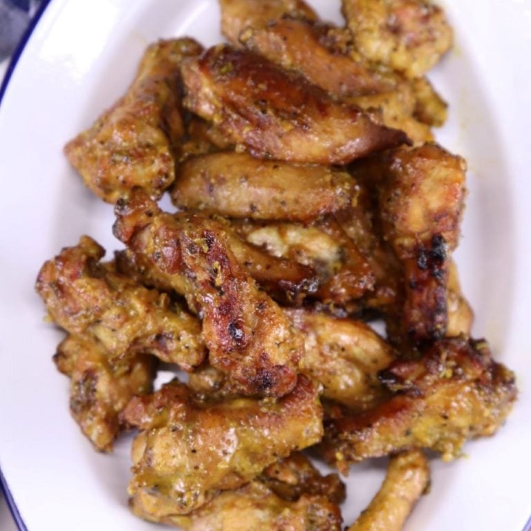 Mustard BBQ Chicken WIngs