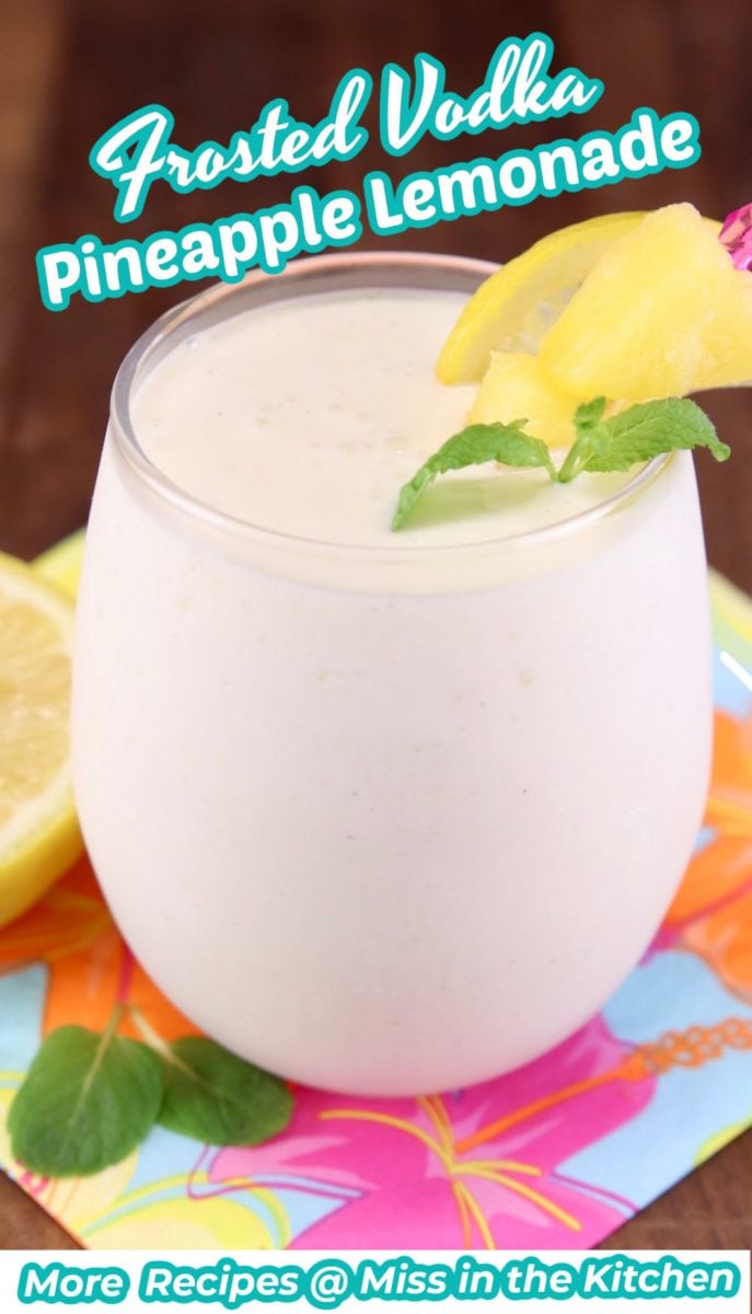 Frosted Vanilla Pineapple Lemonade